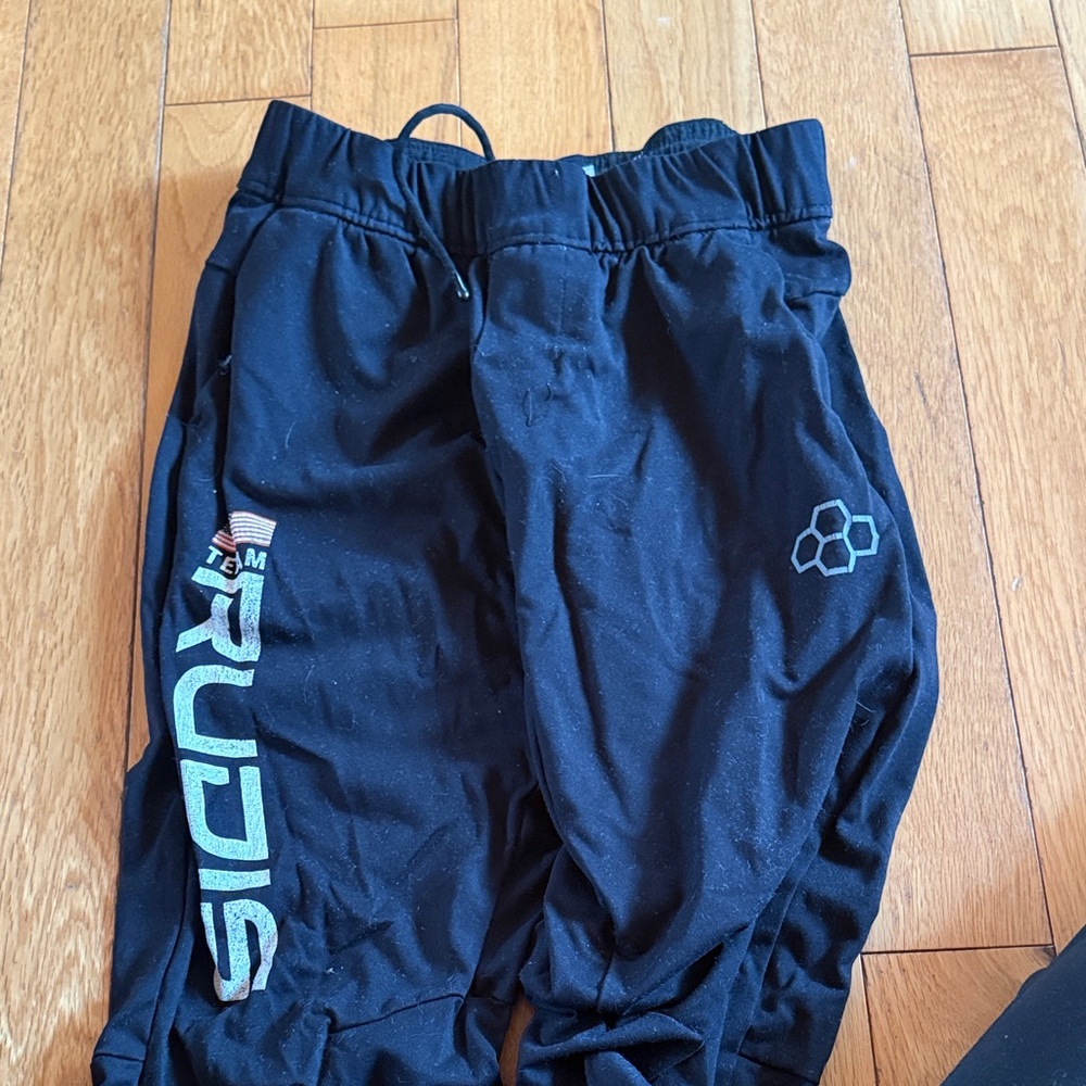 Rudis Kids Black Joggers